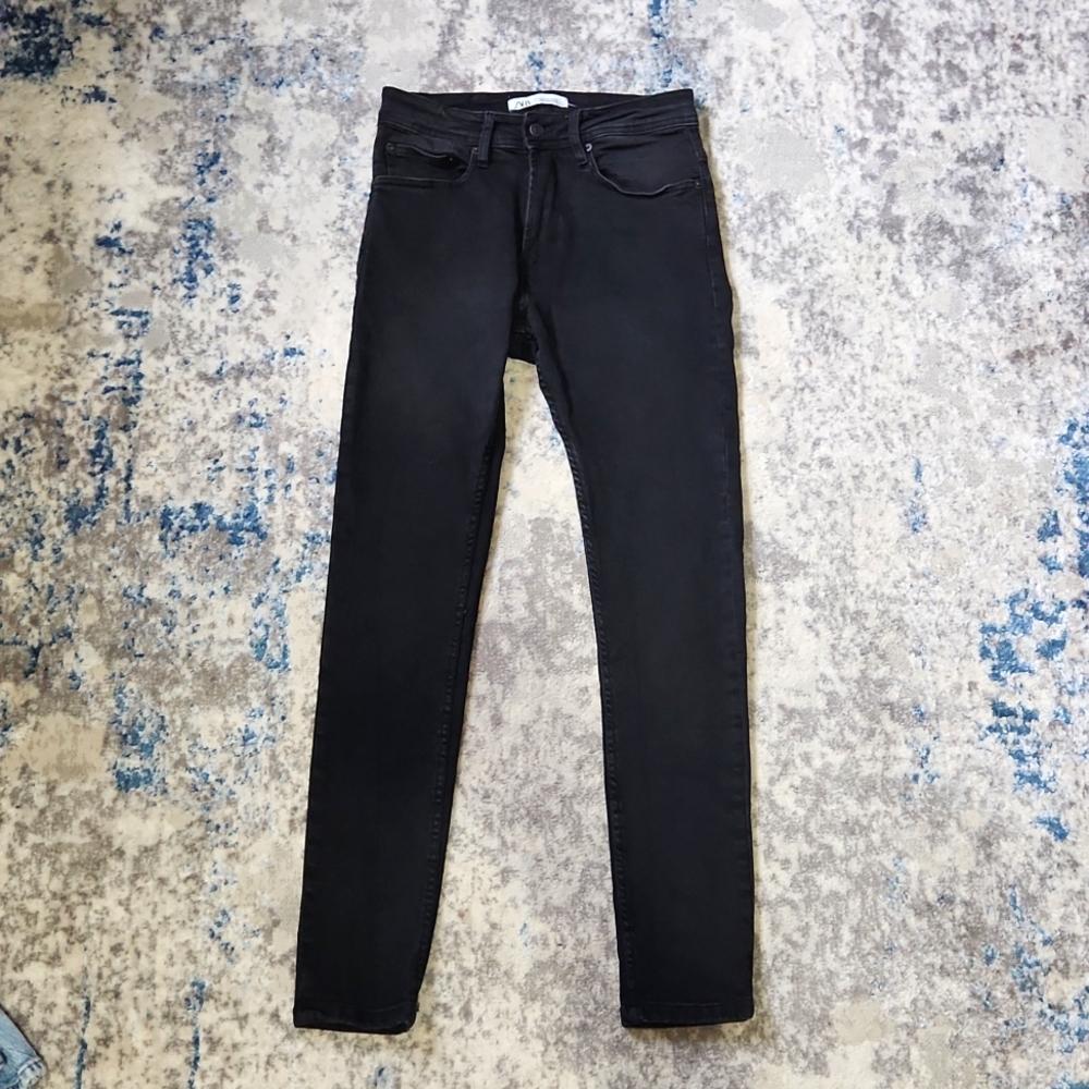 🥳 5 for $25 BUNDLE Zara Women's Size‎ 30 Black Denim Skinny Jeans